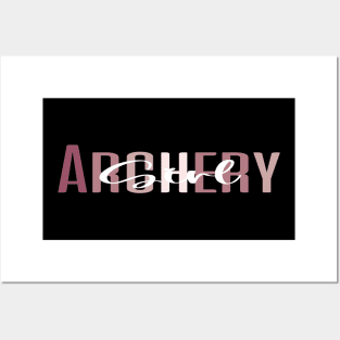 Archery Girl Hunting Lovers Funky Frases Posters and Art